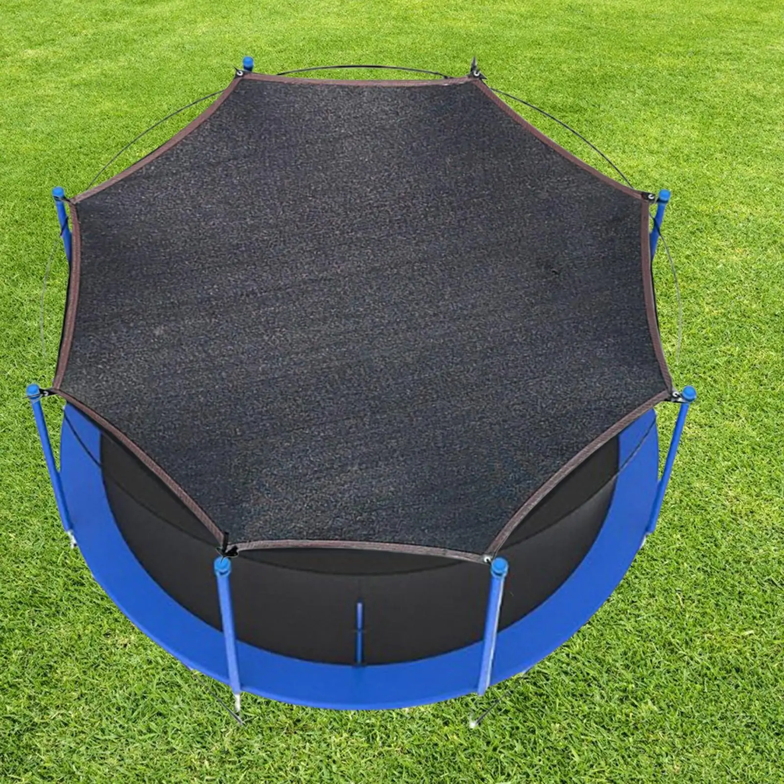 6-14FT Trampoline Sunshade Net Awning Trampoline Top Cover Trampoline Protection Cover Sun Net Suitable For 6/8-bar Models