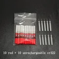 red and 10 battery