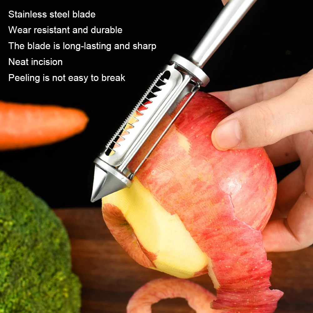 Alloy Sharpen Peeler For Fruit Vegetable Portable Ergonomic Fruit Vegetable Peeler For Potato Carrots