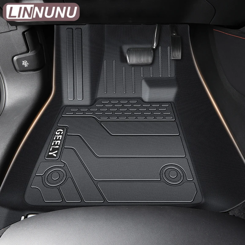 LINNUNU For Geely Cityray 2024-2026 2027 Car TPE Floor Mat Food Pad Waterproof Anti Resistant Surround Protector Mats Boyue Cool