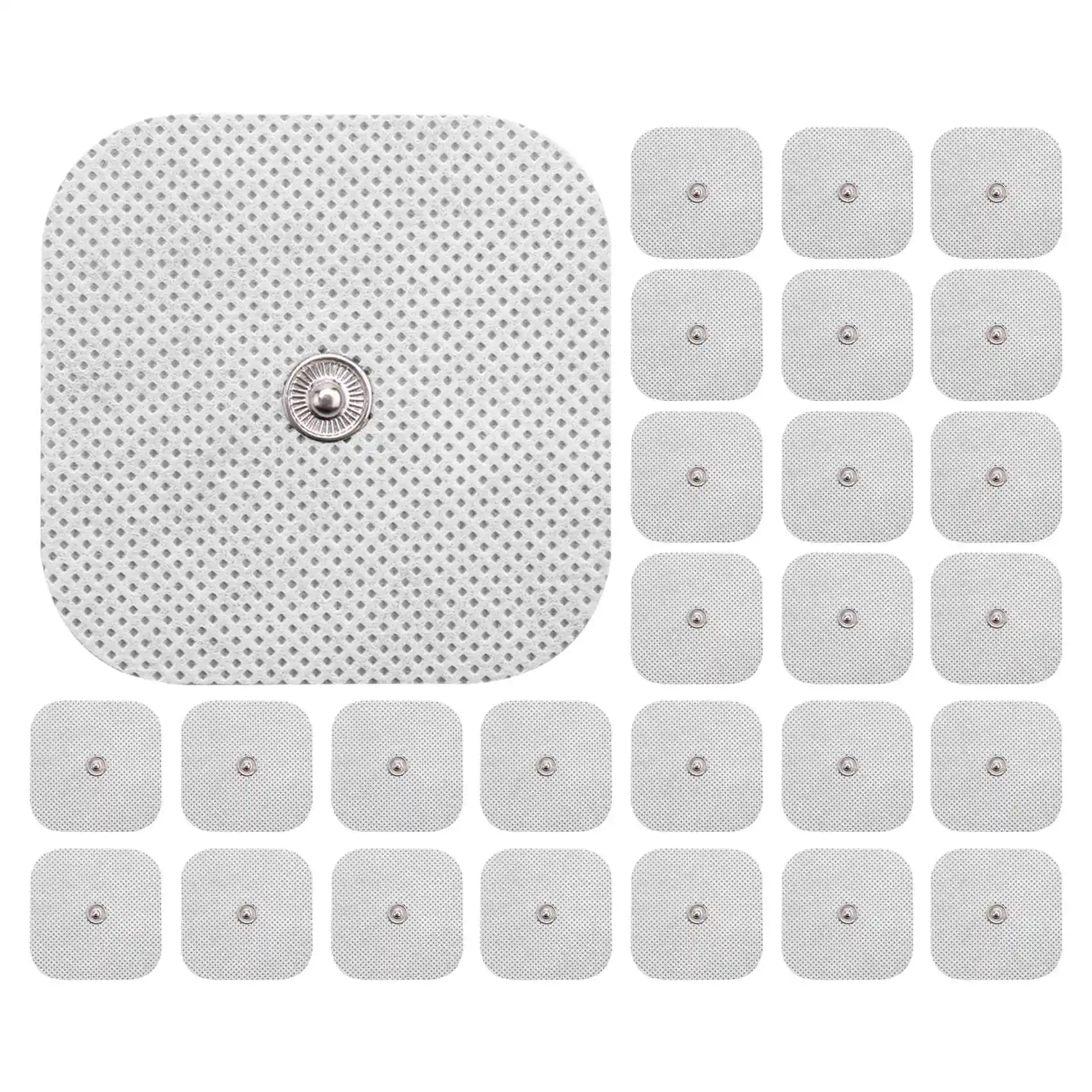 50Pcs Tens Electrodes Electrode Pad for Self Adhesive Electrode Patches for TENS Therapy Machines Physiotherapy