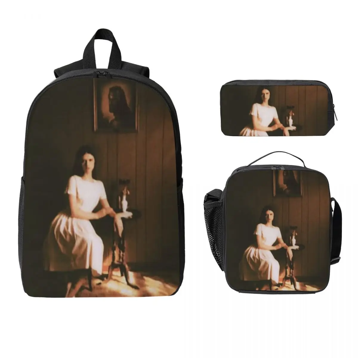 

Ethel Cain Singer Album Music Tour 2024 Backpack BookBag School Bag Laptop Shoulder Bags 3ps Insulated Lunch Bag Pencil Case