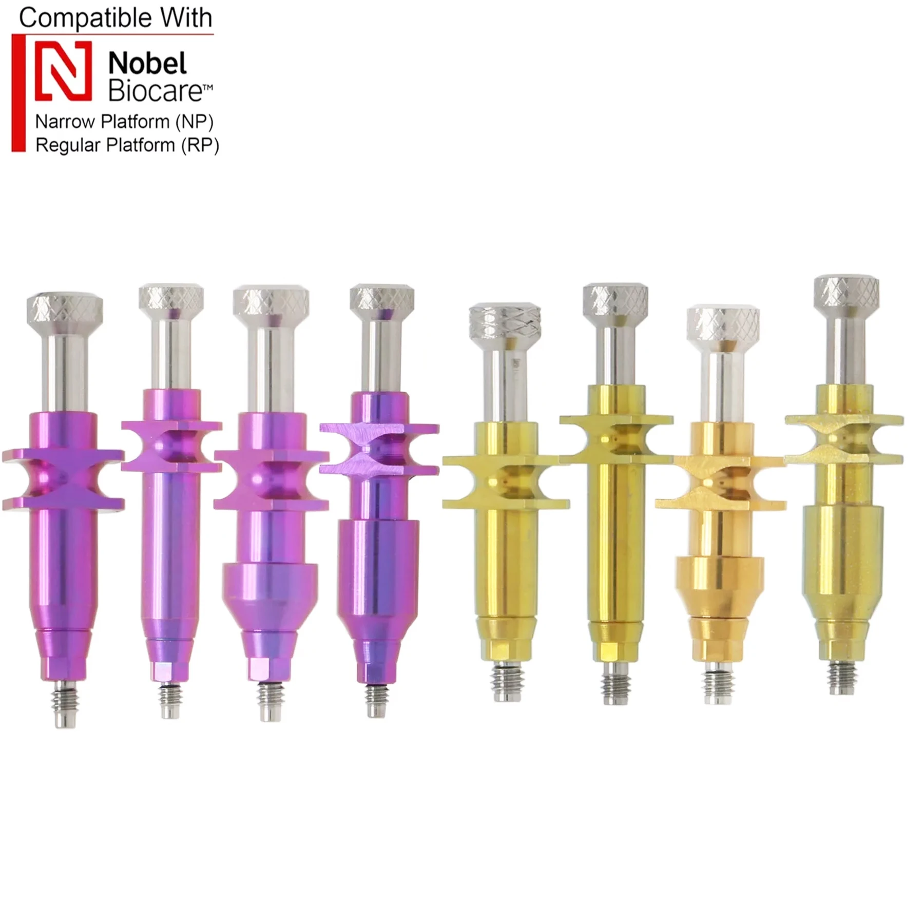 fits Compatible Nobel Biocare Active NP RP Impression Pick-Up Transfer Coping Close Open Tray