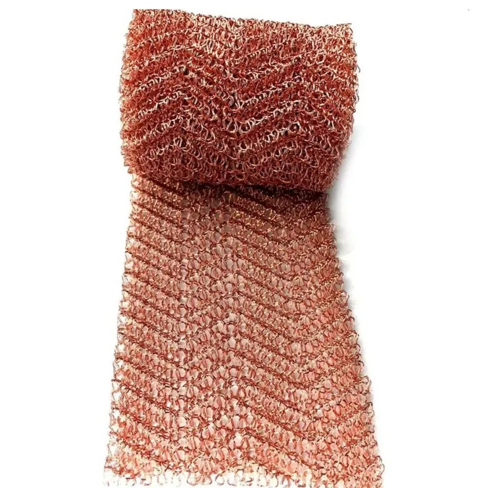 

Food Grade Pure Copper Wire Mesh Convenient Durable Anti-snail Filter Pure Copper Length 12.7 Woven Screen Filter Distillation