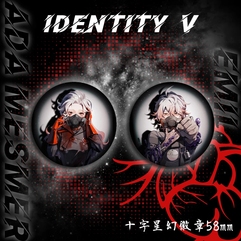 

Anime Identity Ⅴ Psychologist Patient Cosplay Blood Laser Badge Colleagues Ambitus