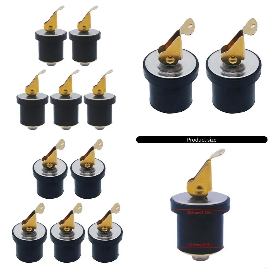 Multipurpose Compression Screw Tight Drain Plug Sealing Stoppers For Watercrafts Boat Yacht Maintenance 7/8Inch Diameter New
