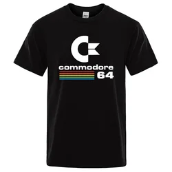 Loose T-shirt Summer Commodore 64 Printed T-shirt C64 SID Amiga Retro Cool Design Street Short Sleeve Top Clothing