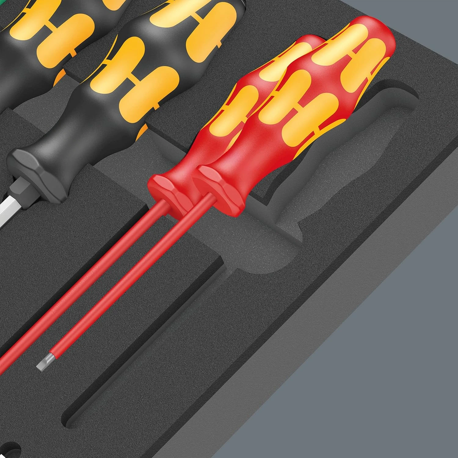 Foam insert screwdriver set 1, 18 pieces