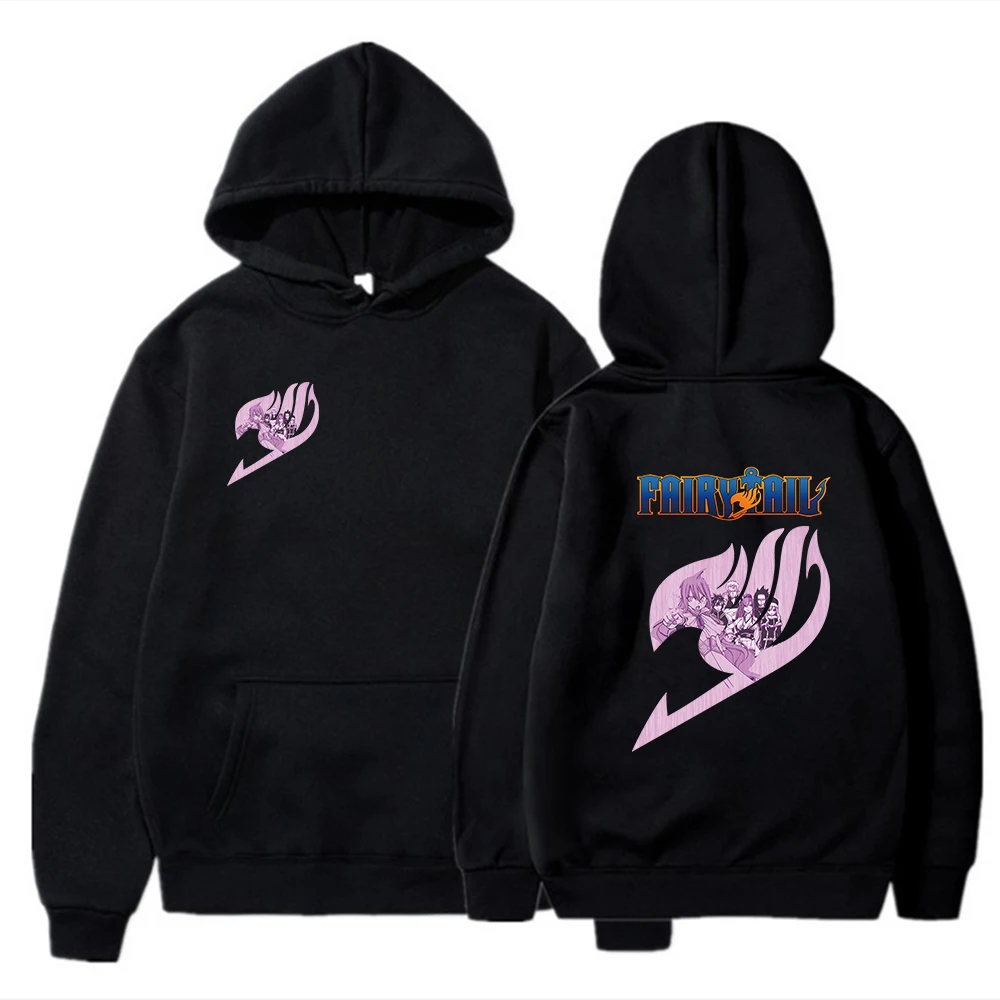 

Hot Anime Fairy Tail Graphic Print Hooded Men Women Oversized Hoodies Prevalent Fashion Sweatshirt Harajuku Unisex Streetwear