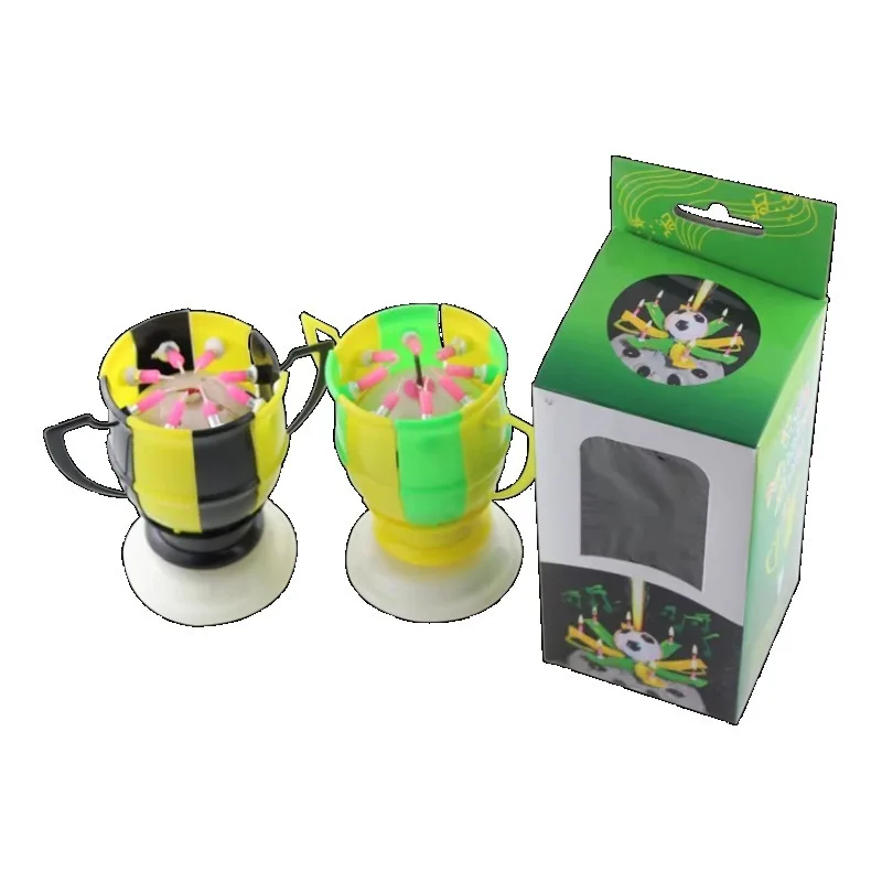 Football Rotating Music Candle Birthday Decoration Activity & Party Supplies Cap Hat