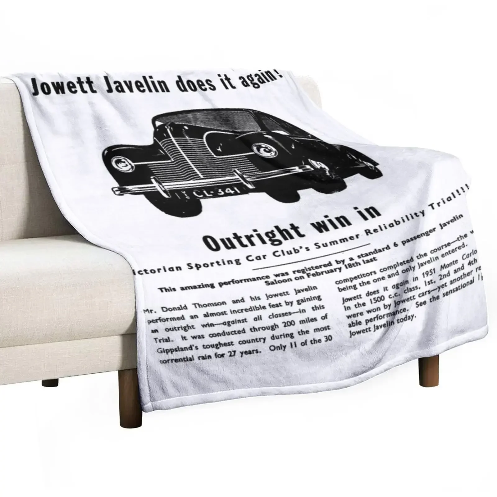 JOWETT JAVELIN Throw Blanket Cute Plaid for sofa Blankets