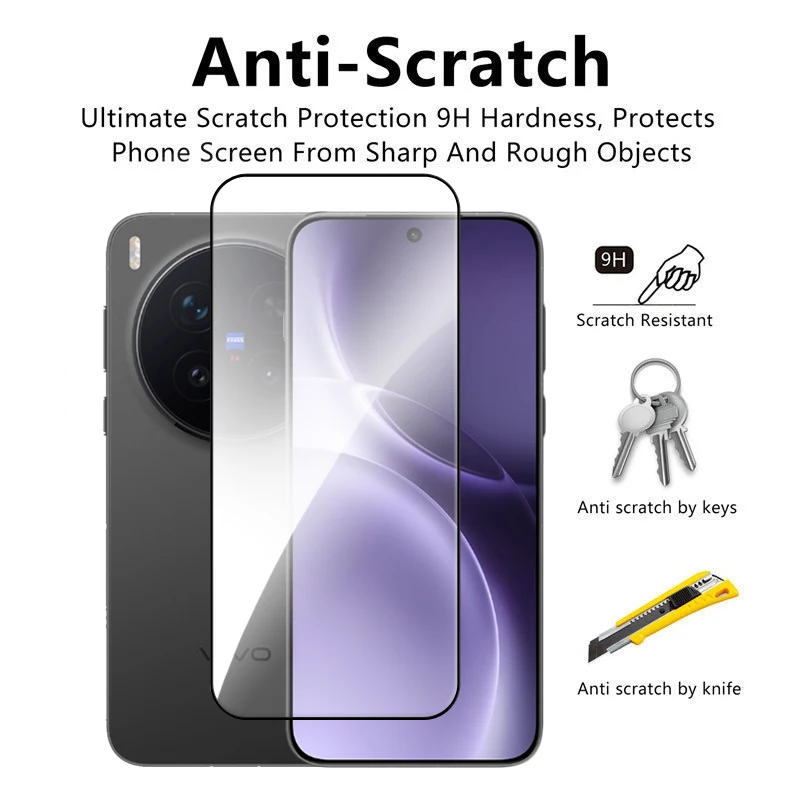 6in1 For Vivo X300 Pro Glass For Vivo X300 Tempered Glass 2.5D Full Cover Screen Protector For Vivo X300 Pro Lens Film - Image 6