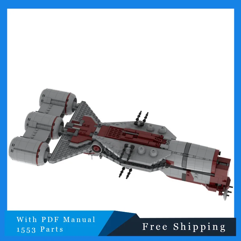 1553 PCS MOC Star Battle Building Blocks Set Spacecraft Technology Modular Bricks Model Children DIY Assembly Toy Birthday Gifts