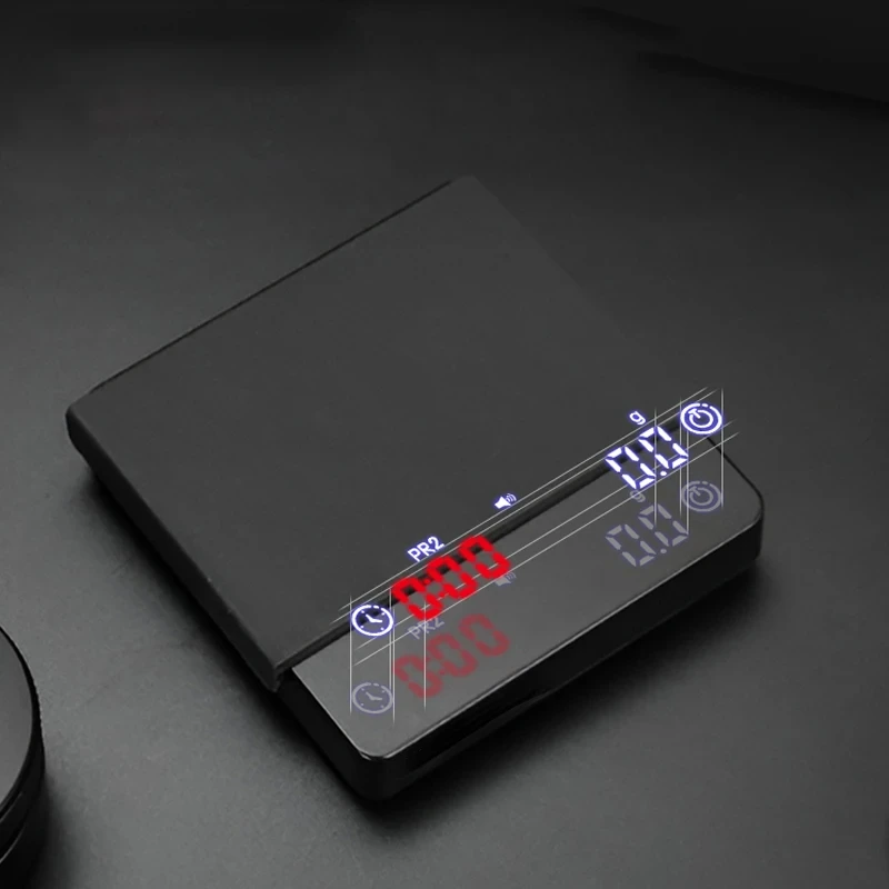 

Espresso Digital Scale With Timer Usb 3kg Electronic Precision Portable Barista Tool Kitchen Home Coffee Accessories