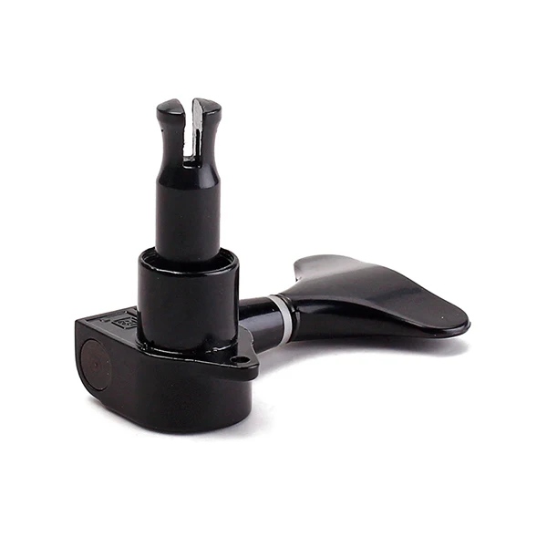 

4 Pcs Bass Knob Guitar Replacement Parts Pegs Tuner Gear Machine Head Heads Black Electric Tuning Sealed