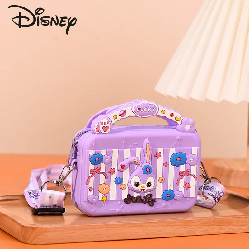 Disney Crossbody Bolsa infantil de alta qualidade, bonito dos desenhos animados, carteira zero, presente de aniversário, nova moda