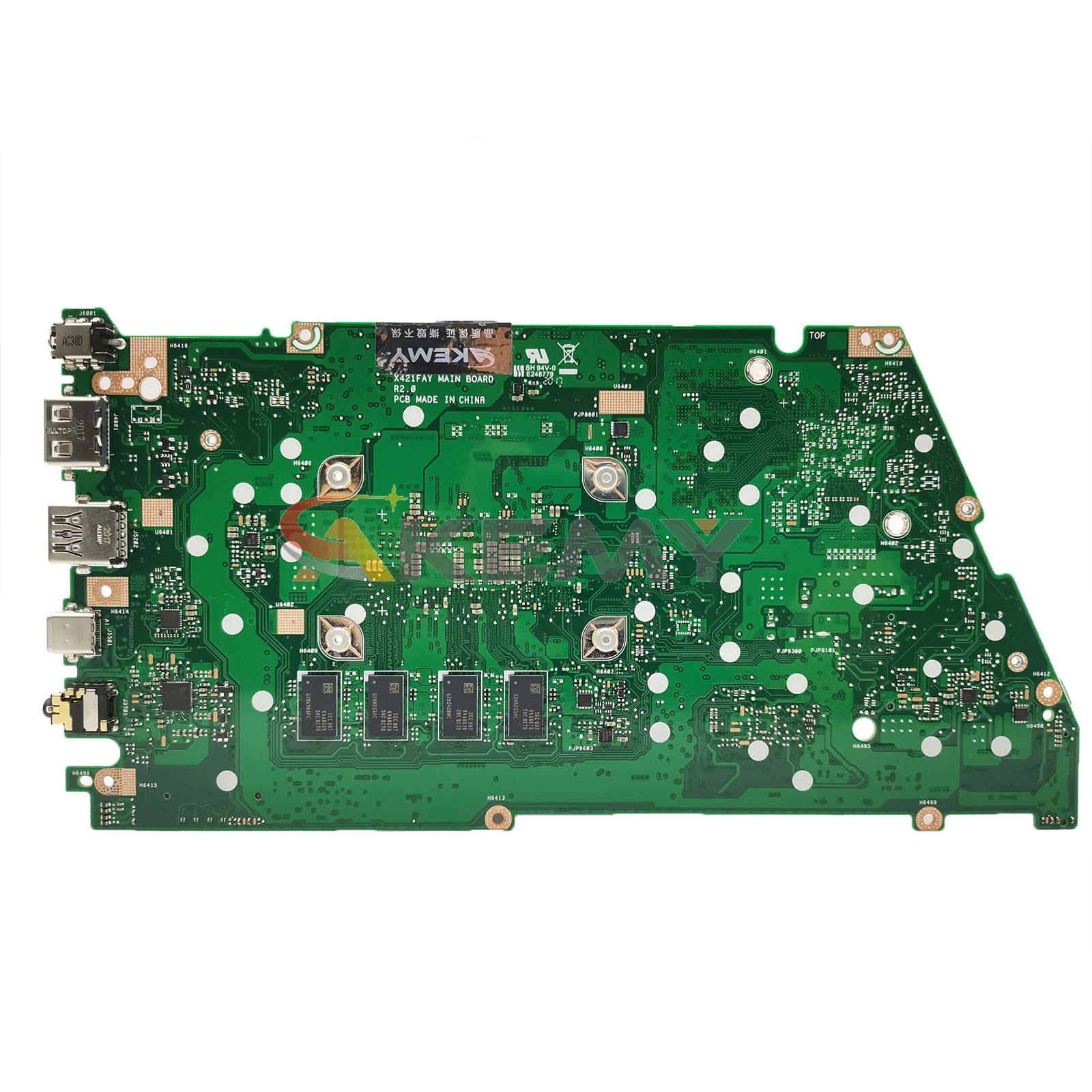 Placa-mãe para laptop asus v4050f s433f x521fl s533f x421fa x521fa s533fl x421fl v4050f cpu i3 i5 i7 4gb 8gb 16gb ram