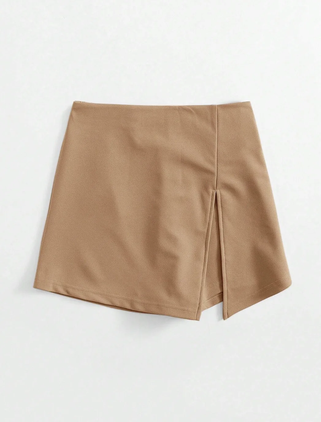 Pantaloncini in poliestere tinta unita in vita elastica per sport all'aria aperta alla moda casual da vacanza da donna