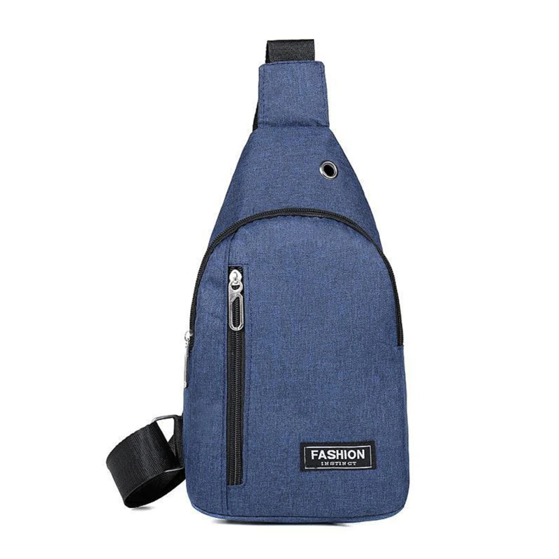 Men's Small Canvas Crossbody Chest Bag Multifunctional Sling Bag For Outdoor Sports Travel Hiking Camping High Quality Stylish