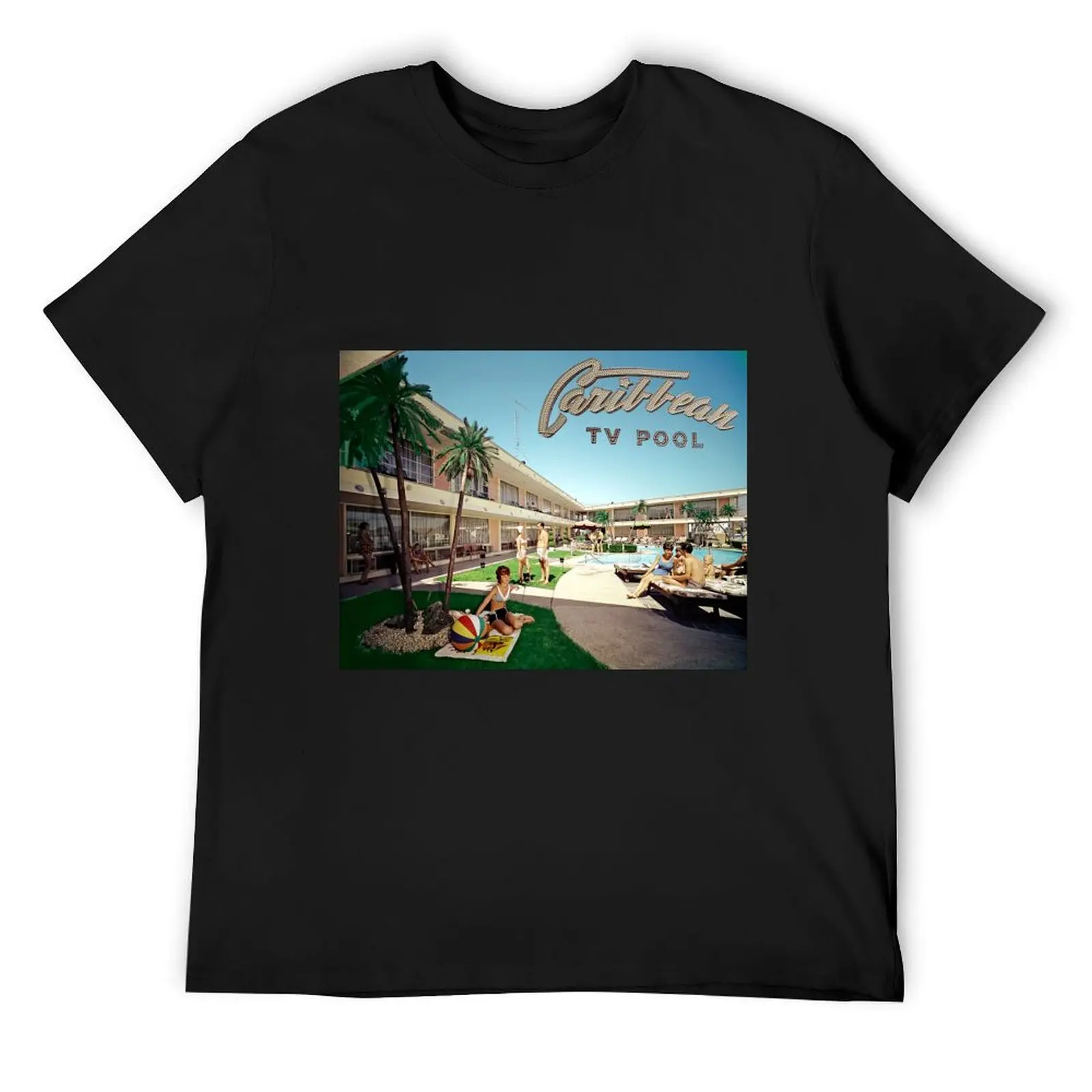 

Caribbean Motel 1960s Pool Photograph located in Wildwood New Jersey. T-Shirt