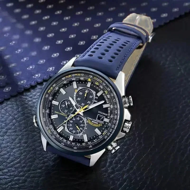 High Quality Men's Quartz Watch Luxury Trend Luminous Multi-Function Chrono Stainless Automatic Watch Father's Day Gifts for Men view 6