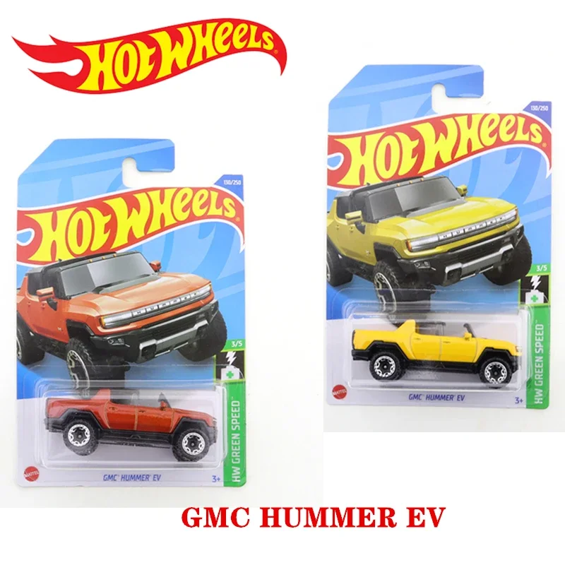 

2022-130 Hot Wheels GMC HUMMER EV Mini Alloy Coupe 1/64 Металлическая литая под давлением модель автомобиля Детские игрушки в подарок