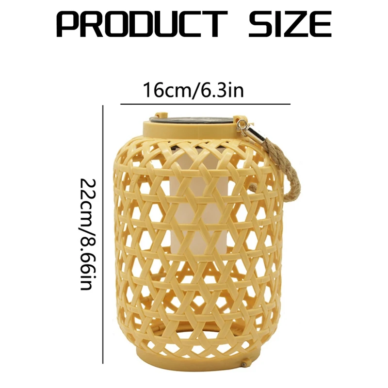 Solar Lantern Outdoor Lights, Outdoor Lanterns Waterproof Hanging Outdoor Solar Lanterns Lights For Garden Decor Easy To Use