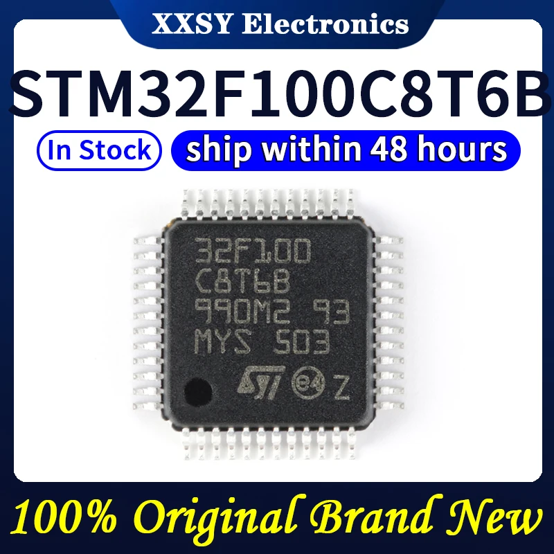 STM32F100C8T6B STM32F100C4T6B STM32F100C6T6B STM32F100CBT6B STM32F100R8T6B STM32F100RBT6B STM32F100RCT6B STM32F100VCT6B 100% NEW