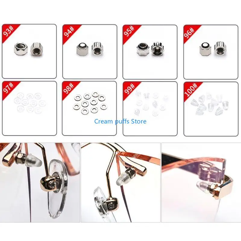 50LE Professional Eyeglass Rep Tool Practical Screwdriver Tools Set