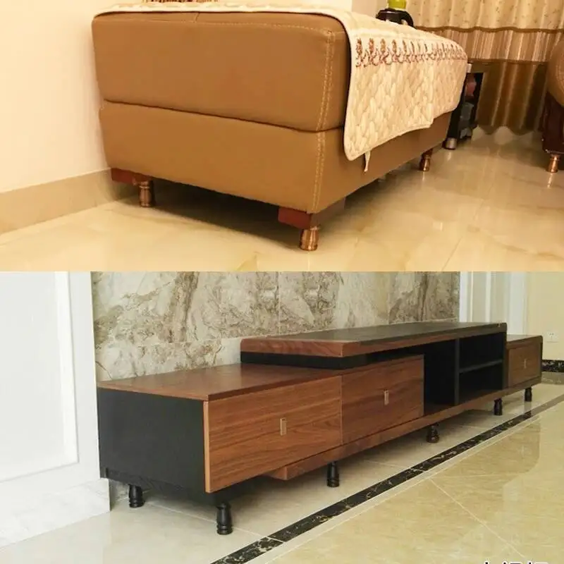 أثاث ألومنيوم قابل للتعديل Lgs، 80/100/120/150 مم، خزائن، طاولات، كراسي، أريكة Lgs مع مطاط غير قابل للانزلاق