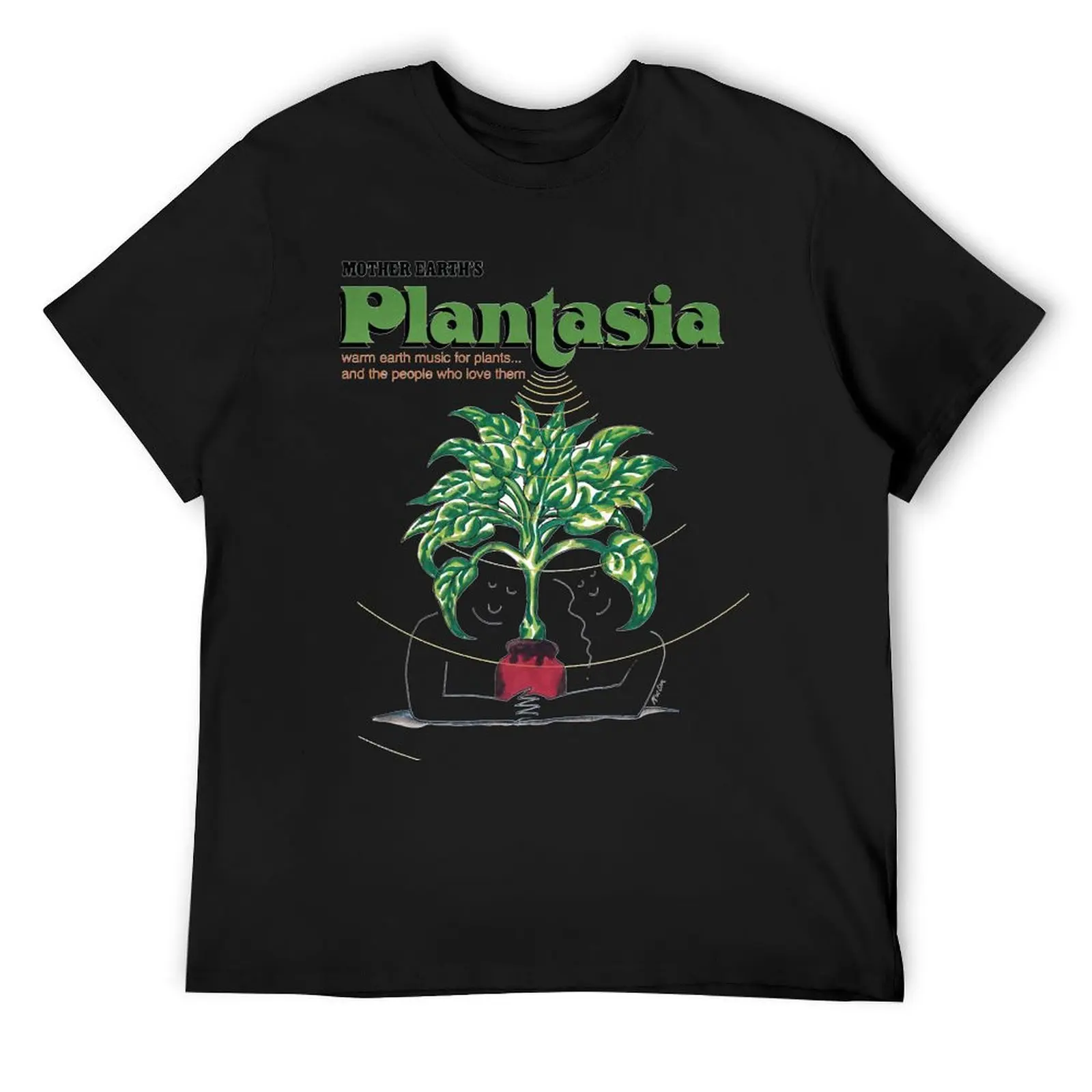 Mort Garson Plantasia , mort, garson, plantasia, album T-Shirt plain street wear blue archive vintage t shirt men