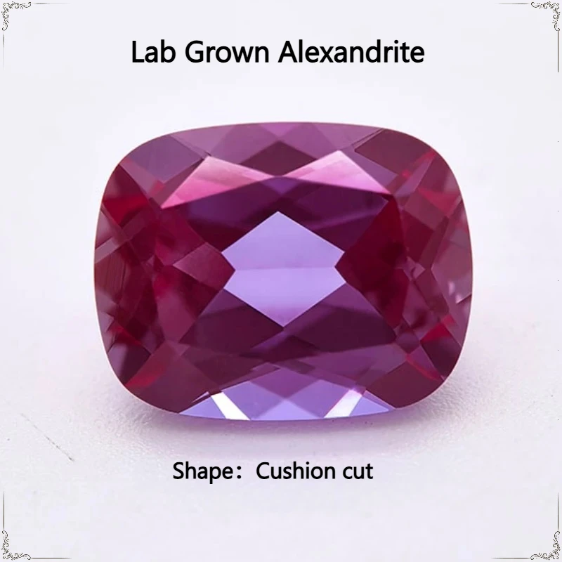 

Сертифицированный AGL александрит с изменением цвета, выращенный в лаборатории, огранка «кушон», высокочистый камень от зеленого до фиолетового цвета для изготовления ювелирных изделий своими руками