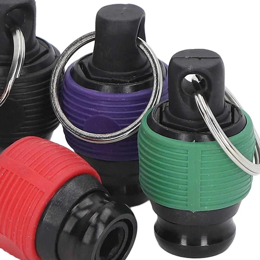 5pcs 1/4 inch Hex Shank Ball Grip Bit Holder Set 44mm Retractable Screwdriver Bit Holder Aluminum Alloy With Ring Buckle