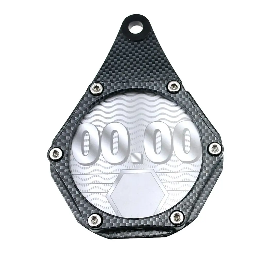 Waterproof CNC Motorcycle Tax Disc Frames Registration Plate Holder Universal