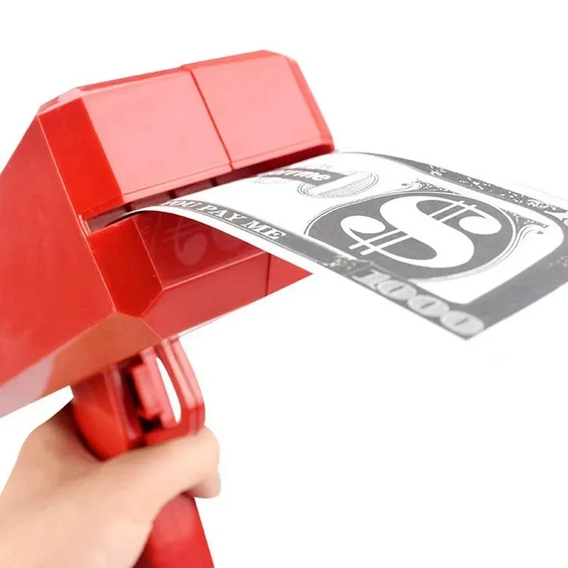 Shoot Money Gun Toy Funny Party Game Banknote Shoot Pistol Paper Money Wedding Birthday Decoration Shooter Throwing Toys Kids view 6