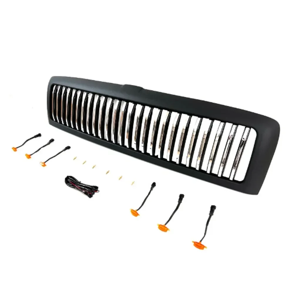 Grille Gobison1994-2002 Front Car Grille With Light for Dodge RAM 1500
