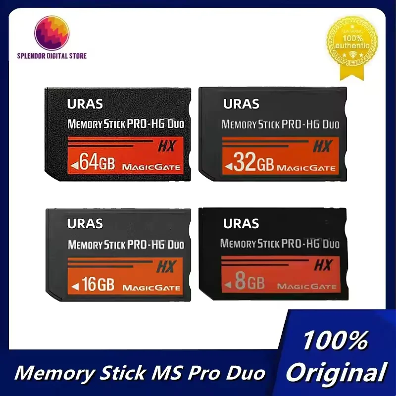 Original 8GB 16GB 32GB 64GB Memory Stick Pro Duo HX Game Flash Card   For Sony PSP Cybershot Camera