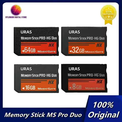Original 8GB 16GB 32GB 64GB Memory Stick Pro Duo HX Game Flash Card   For Sony PSP Cybershot Camera