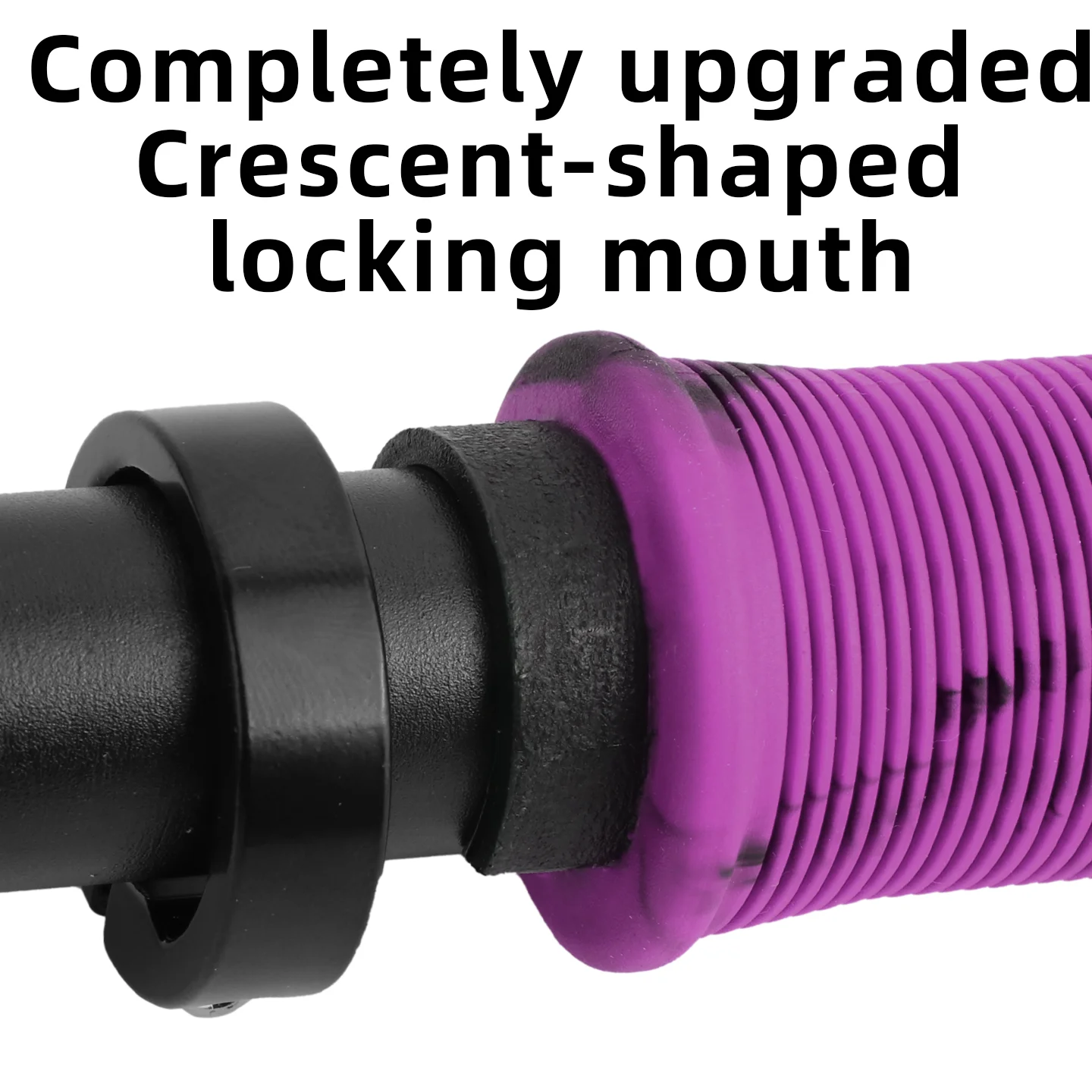 MOTSUV Bicycle Handle Bar Grips Double Color Aluminum Alloy Single-Sided Locking Handlebar Cover Rubber Non-slip Cycling Parts image 3