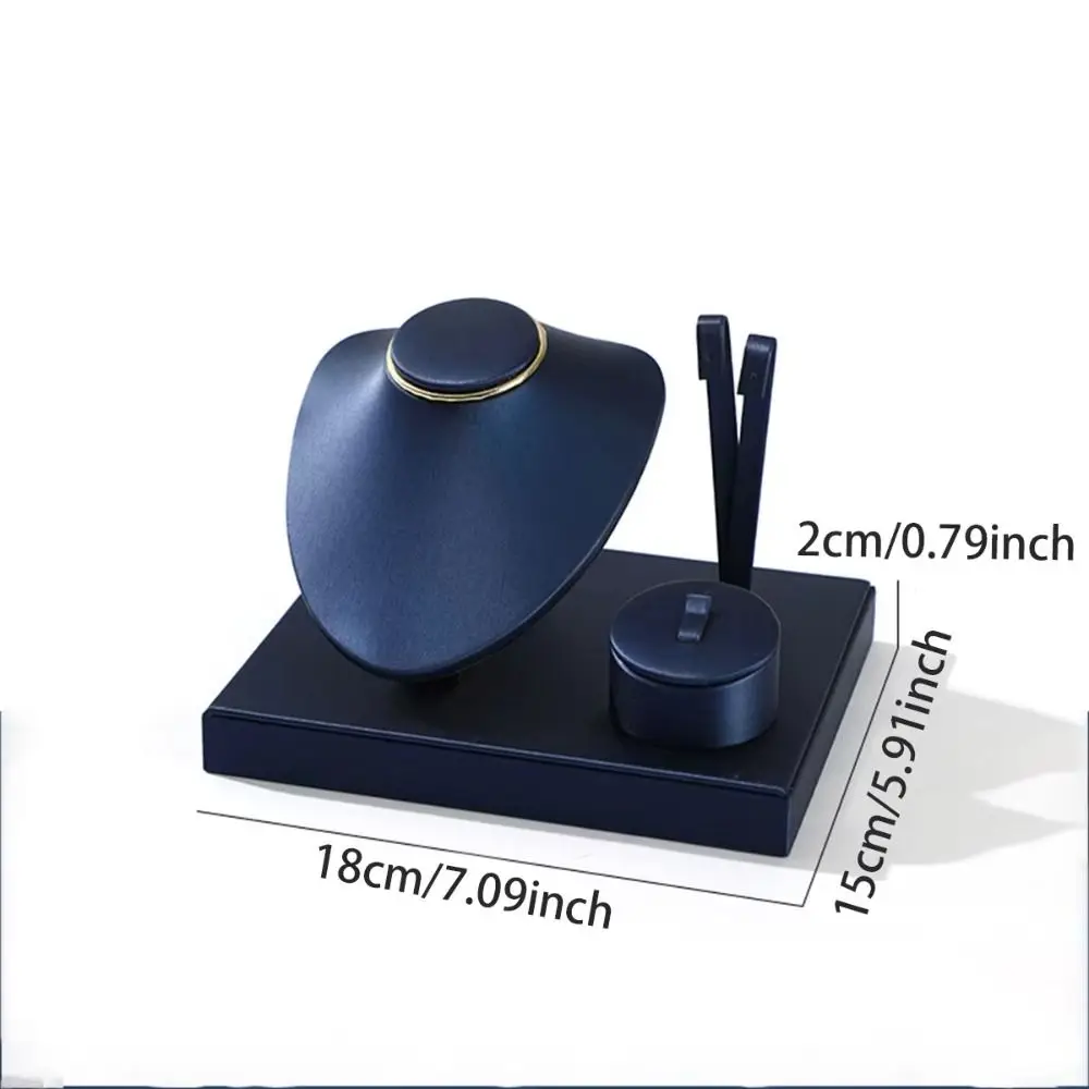 جديد متعدد الوظائف بقعة مزيج مجموعة معرض متعدد الأغراض علبة مجوهرات جلدية بو الجلود عرض نافذة العرض