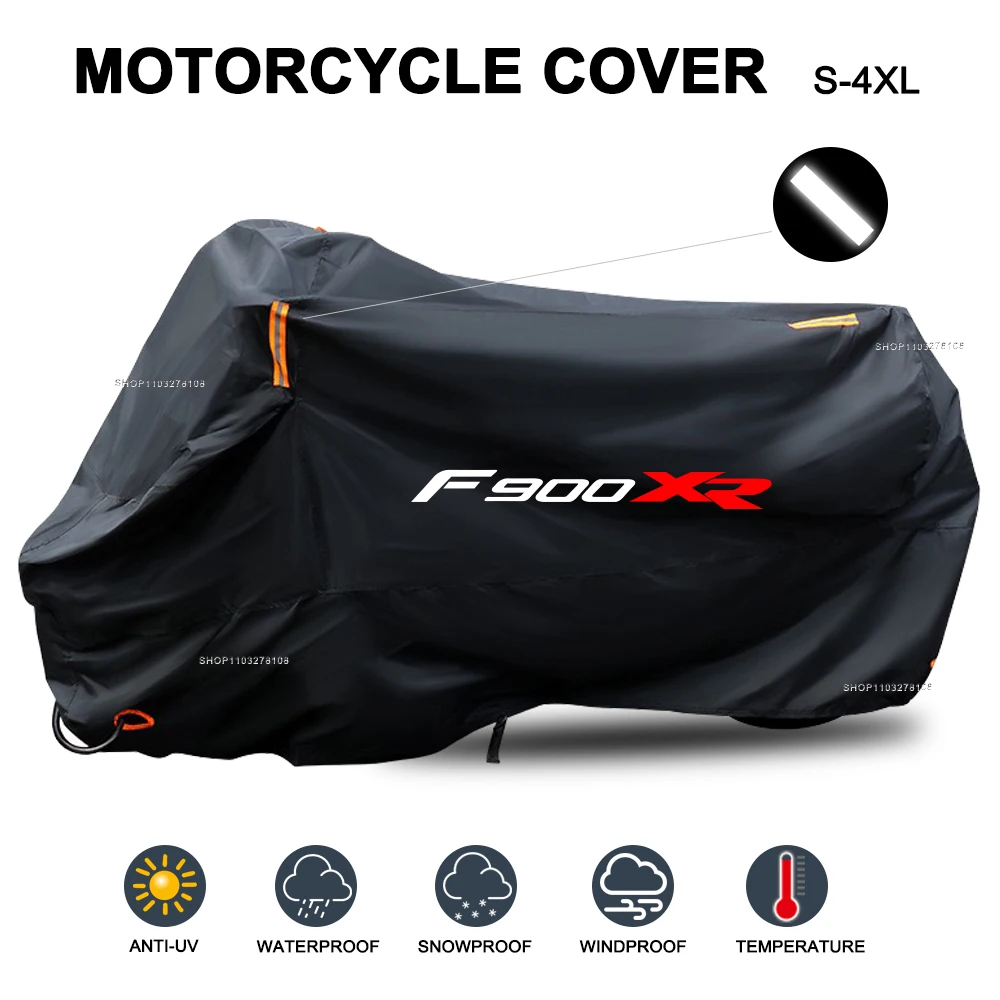 

Motorcycle Cover Waterproof Outdoor All Season Dustproof UV Protective Moto Rain Cover for BMW F900XR F 900 XR