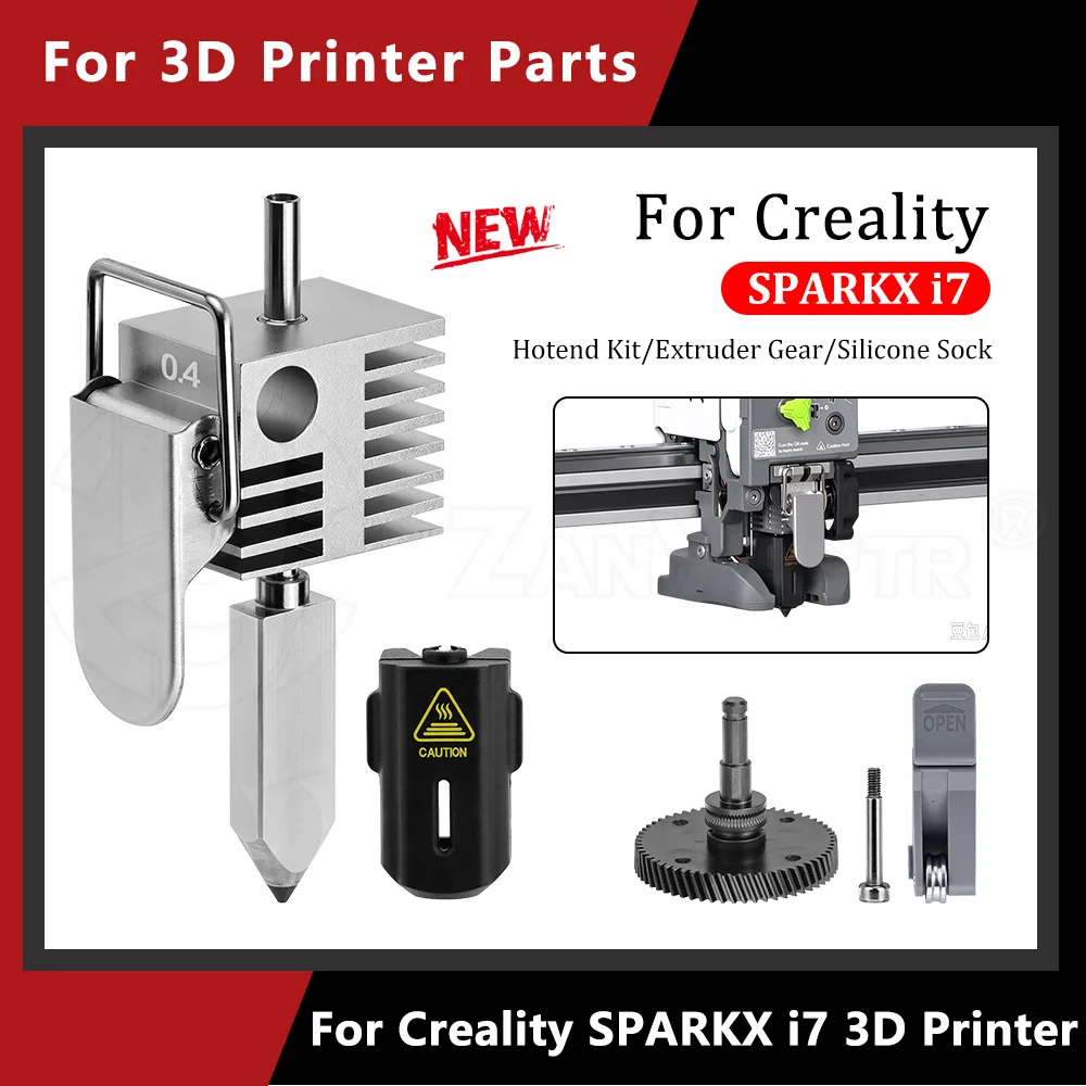 For Creality SPARKX i7 All Metal Hotend 5s Quick Release Design High Flow Print Head 300℃ Resistant for Filament Printing