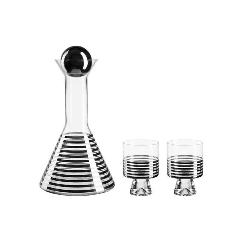 

High-end home furnishing, simple and modern, restaurant glass wine waker, wine set for home use