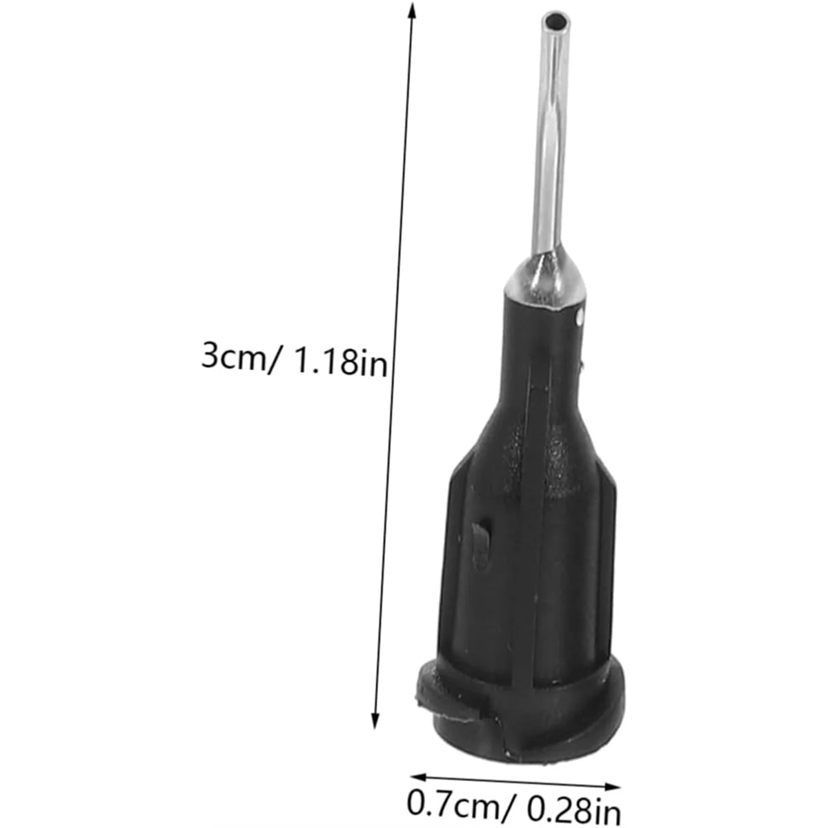 

SSR 50Pcs Bent Tip Applicator Needle- Dispensing Tools for Ceramic Glaze and Pottery-Needles for DIY Clay Projects
