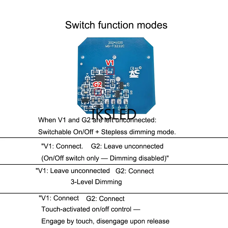 5-24 فولت اللمس مفتاح مستشعر اليد الاجتياح التحكم اختراق 5 سنتيمتر الخشب/الزجاج/الاكريليك 4 وضع عكس الضوء DIY وحدة خزانة مصباح الخزانة