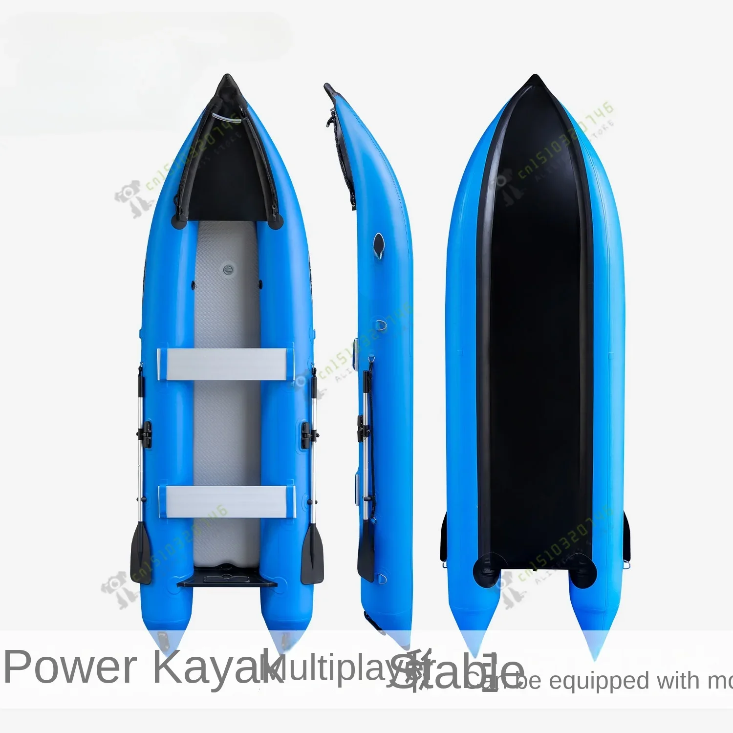 Power kayak kayak canoe, inflatable fishing boat, single and double rafting rubber boat