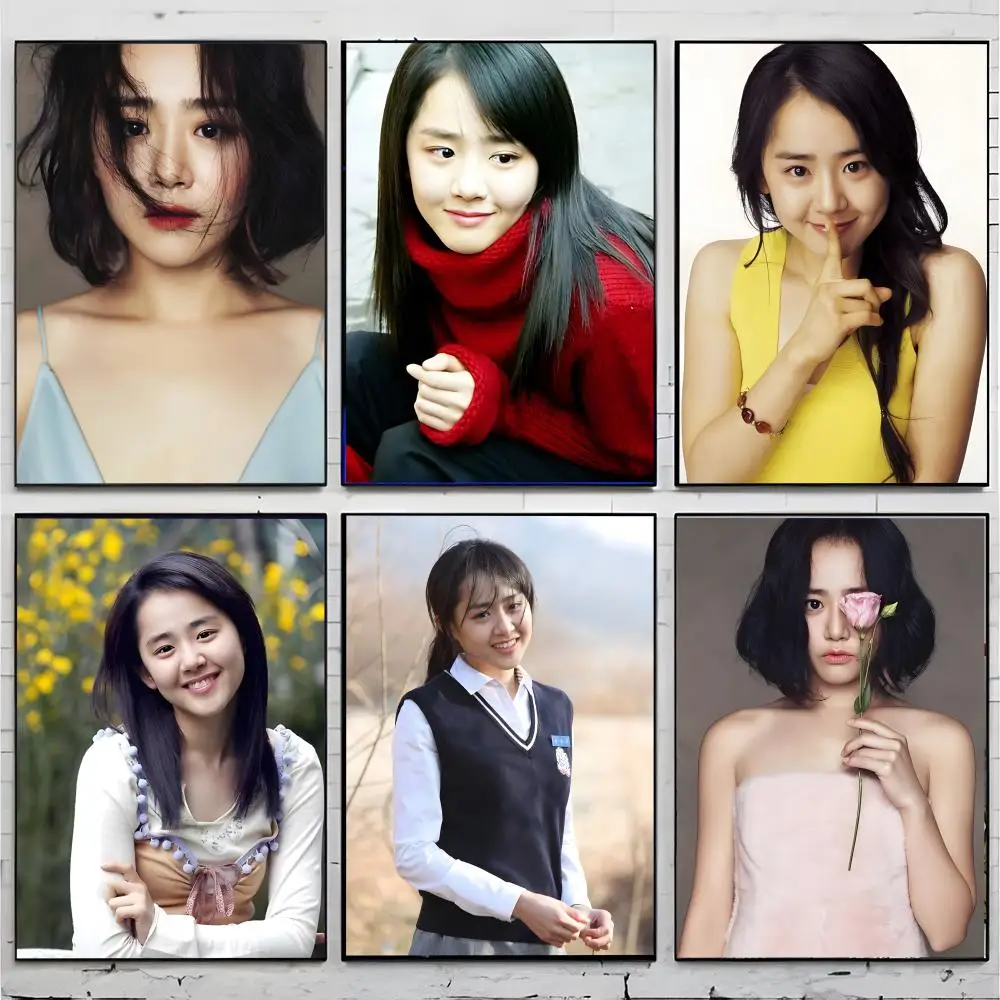 young vintage korean star print Moon Geun Young Poster Premium Decor Art & Gift for Household Lounge Home Ornaments