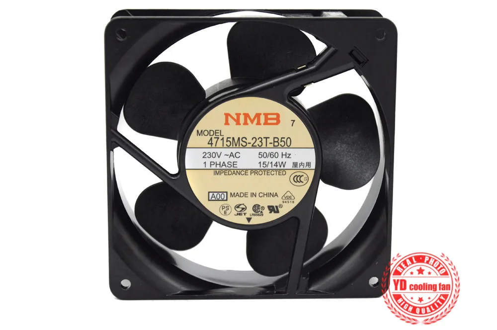 Ltsf ل NMB-MAT Minebea 4715MS-23T-B50 B30 B40 B20 12 سنتيمتر 12038 230 فولت مروحة التبريد #2