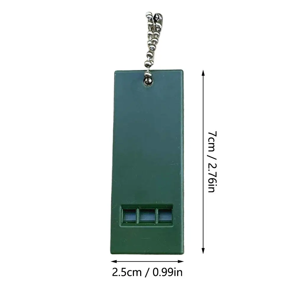 10Pcs Multifunctional Survival Whistle Long Distance Signal Waterproof Durable Multi Tone Frequency Conversion Lightweight
