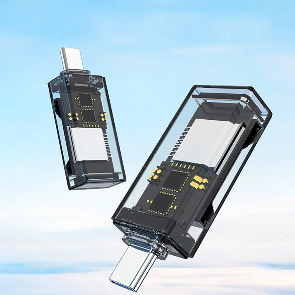 1 Pcs Mobile Card Reader Type-c Mobile Phone Usb 3.0 Memory Cable Connection Card Tf Card Reader Reader Adapter Usb Drive C Z5u0